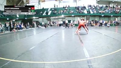 157 lbs Champ. Round 1 - Scott Speakman, Findlay vs Brody Saccoccia, Purdue