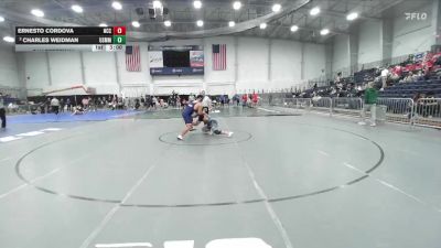 285 lbs Quarterfinal - Ernesto Cordova, Nassau Community College vs Charles Weidman, USMAPS