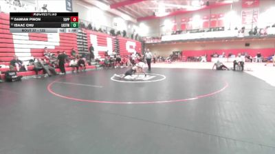 132 lbs Champ. Round 1 - Isaac Chu, Lake Stevens vs Damian Pinon, Toppenish