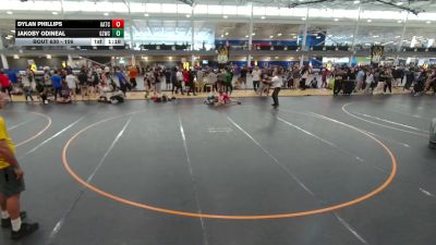 106 lbs Champ. Round 2 - Jakoby Odineal, Ground Zero Wrestling Club vs Dylan Phillips, Unattached
