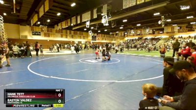 50/55 Quarterfinal - Hank Tett, Fallbrook Wrestling Club vs Easton Valdez, Mantanona TC
