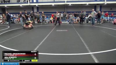 130 lbs Round 1 (8 Team) - Ben Roberts, Ranger WC vs Michael Groszkowski, Bitetto Trained