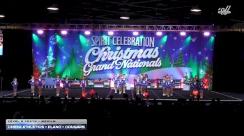 Cheer Athletics - Plano - Cougars [2025 L2 Youth - Medium] 2025 Spirit Celebration Christmas Grand Nationals