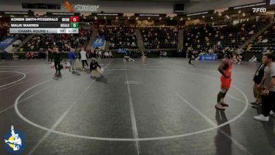 157 lbs Champ. Round 1 - Malik Warren, DeKalb vs Korbin Smith-Fitzgerald, Waukee Northwest