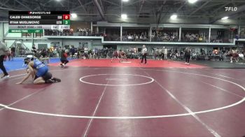 165 lbs Cons. Round 2 - Ryan Muslimovic, Luther vs Caleb Ohnesorge, Eureka