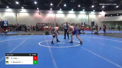 285 lbs Consolation - Carter Isley, Northern Iowa vs Tate Orndorff, Utah Valley