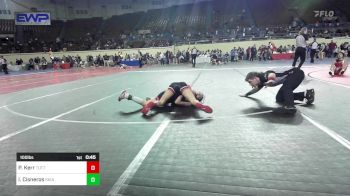 100 lbs Consi Of 8 #2 - Paezlie Kerr, Tuttle Elite Wrestling Club vs Iris Cisneros, Skiatook Bulldog Wrestling