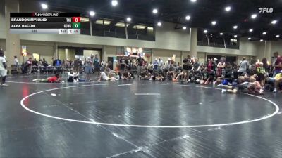 165 lbs Round 5 (6 Team) - Alex Bacon, Gulf Coast WC vs Brandon Myhand, Team North Sip