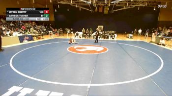 107 lbs 1st Place Match - Sarissa Tucker, Mountainview vs Jayden Crotty, Tabb