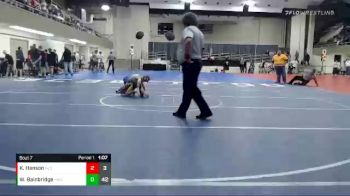 85 lbs Semis & 1st Wrestleback (8 Team) - Kellon Hanson, NLS (New London/Spicer) vs William Bainbridge, Hastings