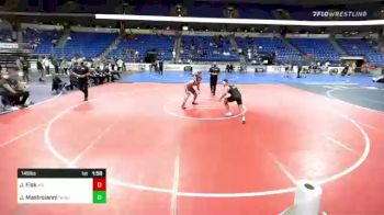 145 lbs Semifinal - Joe Fisk, Maryland vs Justin Mastroianni, New England
