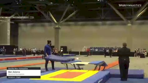 Ben Adams - Double Mini Trampoline, Sonshine Gymnastics. - 2021 USA Gymnastics Championships