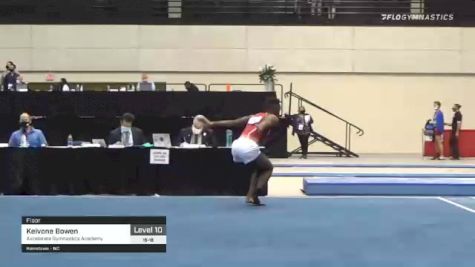 Keivone Bowen - Floor, Axcelerate Gymnastics Academy - 2021 USA Gymnastics Development Program National Championships