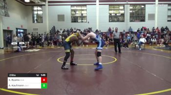 215 lbs Round Of 16 - Xavier Byams, Marist School vs Aidan Kaufmann, The Lovett School