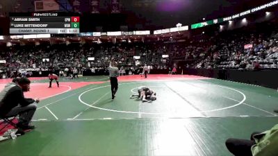 85 lbs Champ. Round 1 - Abram Smith, CPWA vs Luke Mittendorf, WSW1