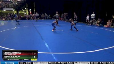 65 lbs Semifinal - Jeremiah Minikwu, Team Intensity CIWC vs Preston Fowler, Cory Clark Wrestling