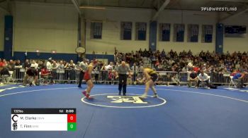 132 lbs Semifinal - Mason Clarke, Coventry vs Thomas Finn, Simsbury