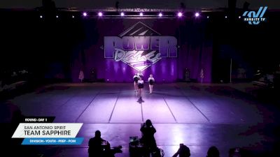 San Antonio Spirit - Team Sapphire [2024 Youth - Prep - Pom Day 1] 2024 Power Dance Grand Nationals