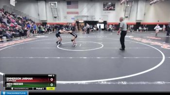 100 lbs Cons. Semi - Emmerson Jarman, Scappoose vs Nevi Reeser, Amity