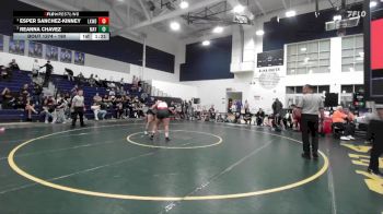190 lbs 1st Place Match - Esper Sanchez-Kinney, Lakewood vs Reanna Chavez, Mayfair