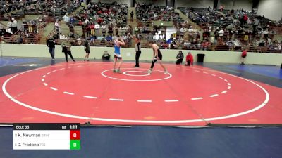 130 lbs Round Of 16 - Kelson Newman, Grindhouse Wrestling vs Caiden Fradono, 706 Wrestling