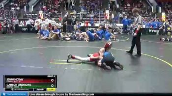 85 lbs Round 2 (4 Team) - John McKay, Lowell Red vs Carson Andrews, Harper Creek