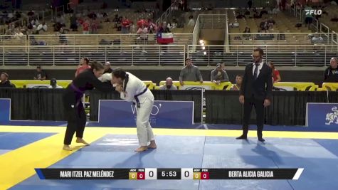 Berta Alicia Galicia vs Mari Itzel Paz Meléndez 2025 Pan Jiu Jitsu IBJJF Championship
