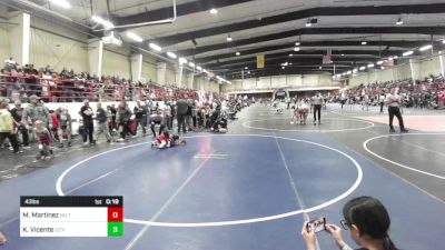 43 lbs Consolation - Massimo Martinez, No Team vs King Vicente, Izzy Style NM Beast