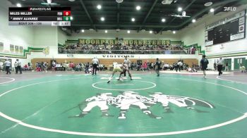 138 lbs Champ. Round 2 - Miles Miller, Peninsula vs Jimmy Alvarez, Millikan