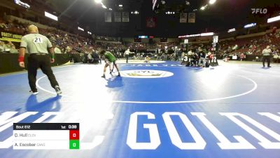 113 lbs Consi Of 32 #2 - Quinton Hull, Clovis West vs Adrian Escobar, Canoga Park