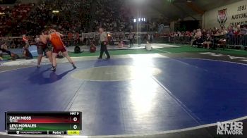 3A 285 lbs Quarterfinal - Zach Moss, Teton vs Levi Morales, Fruitland