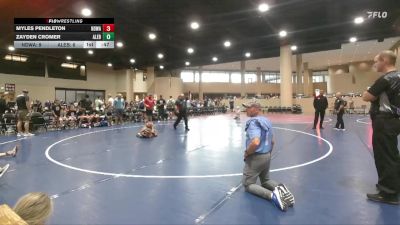 60 lbs Round 3 (6 Team) - Zayden Cromer, Alabama Elite Blue vs Myles Pendleton, North Desoto Wrestling Academy