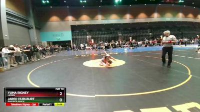 106 lbs Cons. Round 3 - Jared Hurlburt, Damonte Ranch vs Yuma Rigney, Lassen