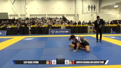 Jeniffer Eduarda Dos Santos Tenó vs Lucy Isabel Wynne 2025 World IBJJF Jiu-Jitsu No-Gi Championship