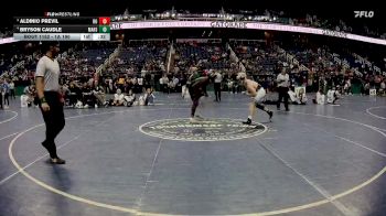 1A 190 lbs 3rd Place Match - Aldinio Previl, Rosewood High School vs Bryson Caudle, Mount Airy High School