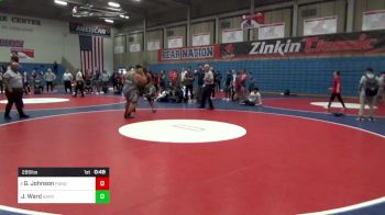 285 lbs 7th Place - Gabe Johnson, Ponderosa vs Johnell Ward, Garces