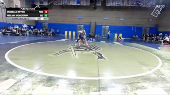 155lbs Cons. Round 2 - Jazzelle Reyes, Pasco (Girls) vs Melani Monckton, Hillsboro (Girls)