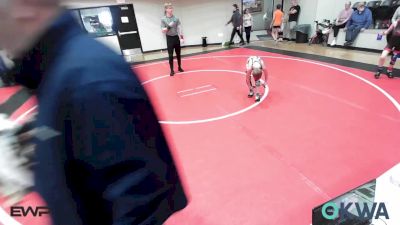 58 lbs Rr Rnd 1 - Kysen Morgan, Fort Gibson Youth Wrestling vs Dylan Lockwood, Heat