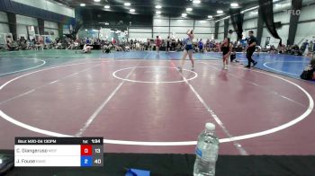 61 kg Rr Rnd 4 - Carina Giangeruso, Misfits Girls Saphire vs Jordyn Fouse, Ranger Pride Wrestling