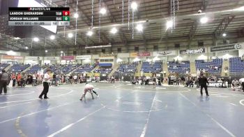 90 lbs Semifinal - Landon Gherardini, Team Grand Valley Elite vs Jordan Williams, Black Fox Wrestling Academy