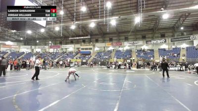 90 lbs Semifinal - Landon Gherardini, Team Grand Valley Elite vs Jordan Williams, Black Fox Wrestling Academy