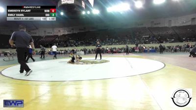 87 lbs Final - Emersyn Rylant, Norman Jr High vs Emily Hamil, Kingfisher YellowJackets