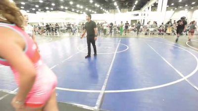 123 lbs Rr Rnd 1 - Brooklynn Garza, Red Wave Wrestling vs Makynlee Cova, Other Team
