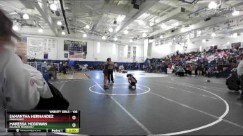 105 lbs Champ. Round 3 - Maressa Mcgowan, Eleanor Roosevelt vs Samantha Hernandez, Paramount