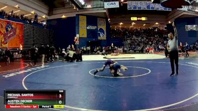 106 lbs Prelim - Austen Decker, Sussex Central vs Michael Santos, Chantilly