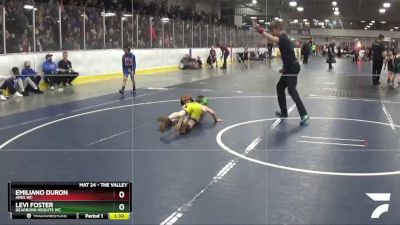 58 lbs Cons. Round 4 - Kacen Rabakon, Olivet Folkstyle WC vs Aiden Andrews, Mattawan Wrestling