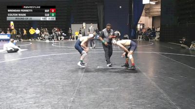 133 lbs Round Of 32 - Brendan Ferretti, Navy vs Colton Wade, Clarion