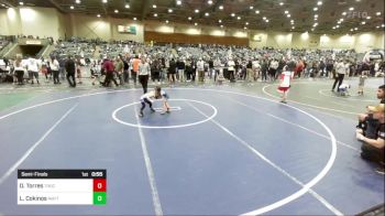 37 lbs Semifinal - Dillon Torres, Truckee WC vs Lincoln Cokinos, MatTime