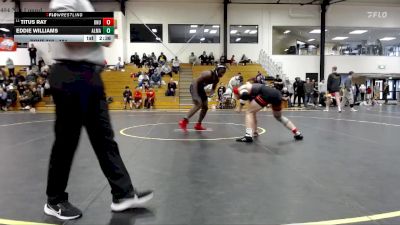 184 lbs Cons. Semi - Titus Ray, Ohio Northern vs Eddie Williams, Alma