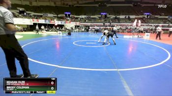 138 lbs Semis & Wb (16 Team) - Keagan Oler, Erie Cathedral Prep vs Brody Coleman, Grundy